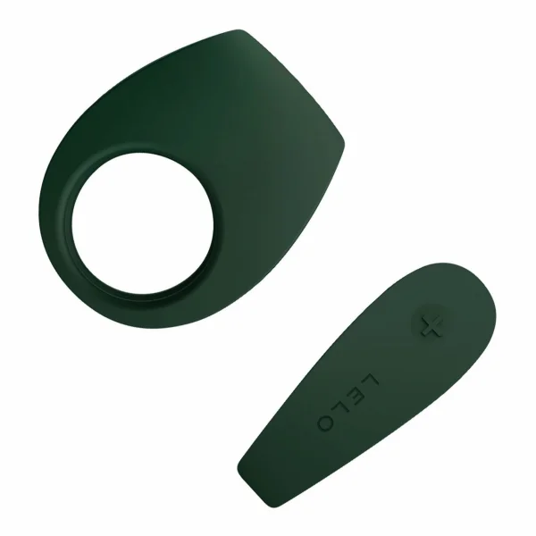 LELO Tor 2 Vibrating Waterproof Cock Ring for Couples - Dark Green