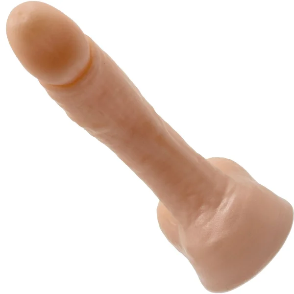 WEE Daddy Dante 6" Platinum Silicone Realistic Dildo With Balls By Dee's Big Daddies - Vanilla