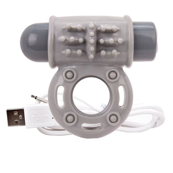 Screaming O Charged OWow Grey Vibrating Cock Ring — image 2 of 2