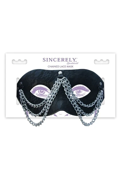 Sincerely Chained Lace Mask