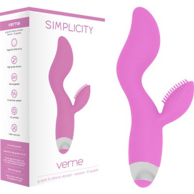 VERNE G Spot amp Clitoral Vibrator Pink