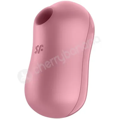 Satisfyer Cotton Candy Pink 2 in 1 Air Pulse Vibration Clit Stimulator