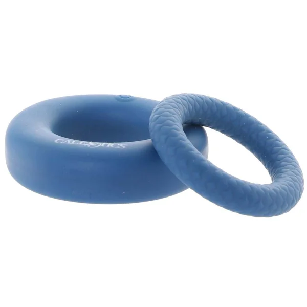 Link Up Optimum Vibrating Cock Ring Set Blue — image 5 of 8