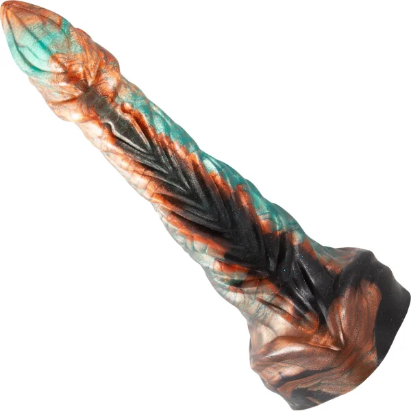 The Architect Small 6.5" Silicone Fantasy Dildo By Uberrime - Space Lava