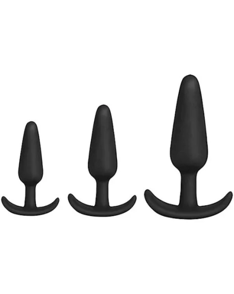 Kink - Silicone Anal Trainer 3-piece Set - 6 Inch