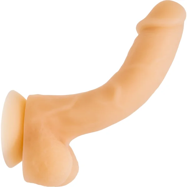 BMS Factory Addiction David Posable Dual-Density Silicone Dildo with Suction Cup