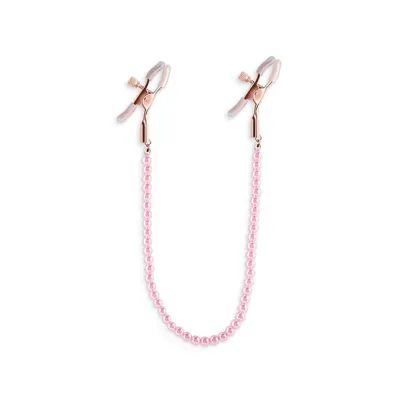 Bound DC1 Alligator Style Nipple Clamps with Pearl Chain