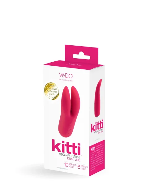 Kitti Rechargeable Dual Vibe - Foxy Pink