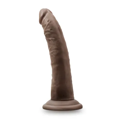 Dr Skin Glide 7 5 Inch Self Lubricating Dildo Chocolate