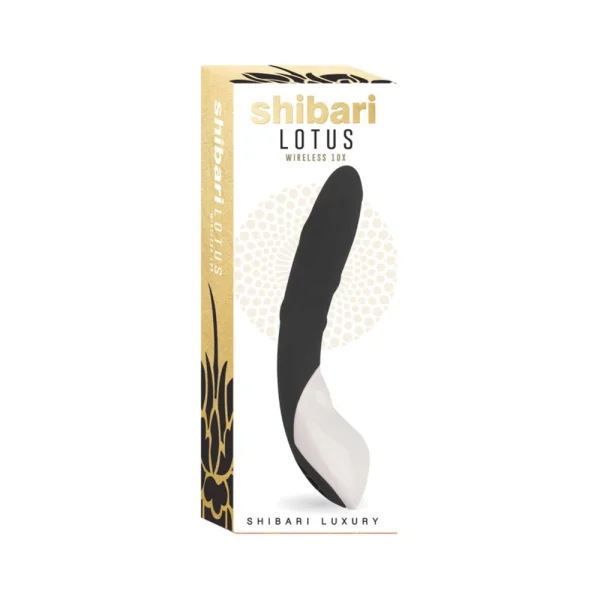 Shibari Luxury Lotus Silicone Vibe 10 Function Usb Rechargeable Waterproof Black — image 11 of 12