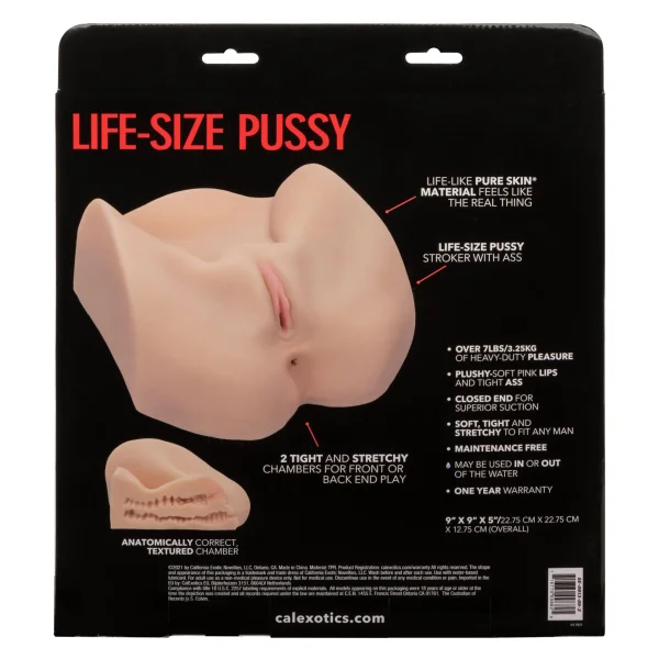 Stroke It Life-size Pussy - Ivory
