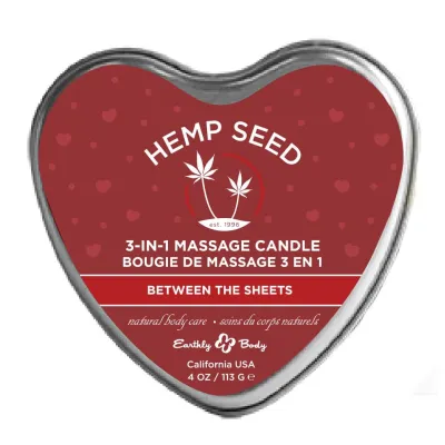 Hemp Seed 3 in 1 Massage Candle Between the Sheets 4oz 113g
