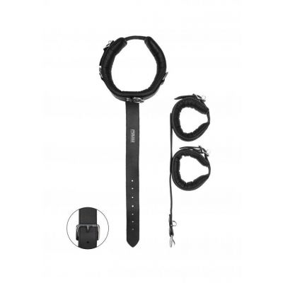 Long Fist Mistt Quality Calf Leather Black