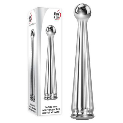 Adam Eve Tease Me Rechargeable Metal Vibrator