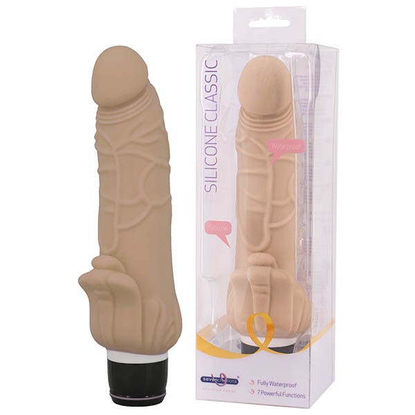 Silicone Classic Vibrating Cock