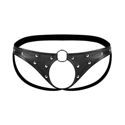Men s Cyclops Jock Black Fetish Gear L XL