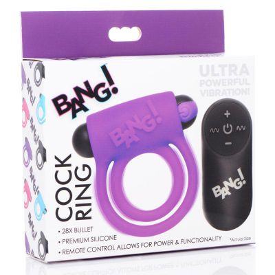 Bang Silicone Cock Ring Bullet