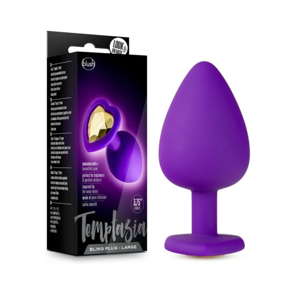 Temptasia - Bling Plug Large - Purple