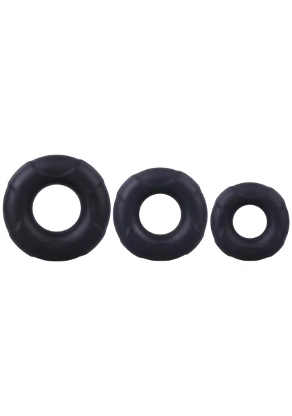 In A Bag Silicone 3 Piece C-Ring Set By Doc Johnson