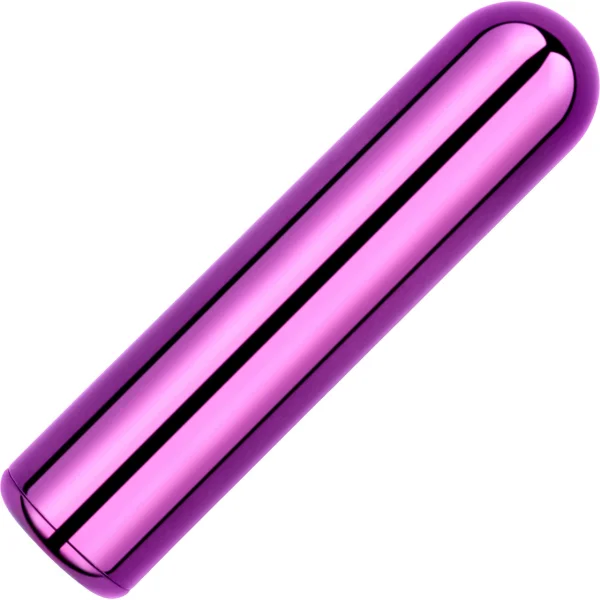 Le Wand Chrome Bullet Vibrator - Dark Cherry