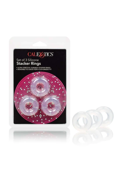 Set of 3 Silicone Stacker Rings