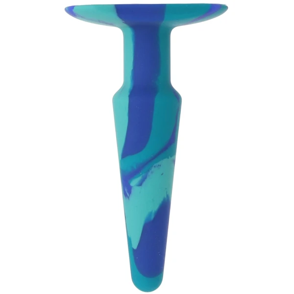 A-Play Groovy Silicone 5" Anal Plug By Doc Johnson - Ocean