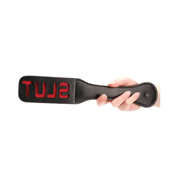 Ouch! Paddle - Slut - Black