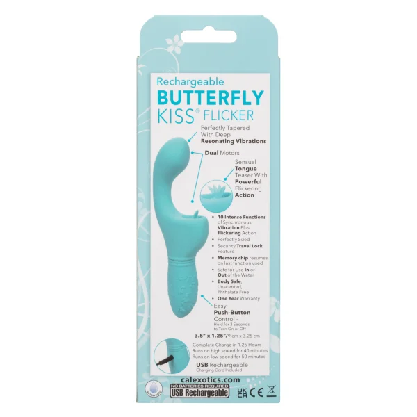 Rechargeable Butterfly Kiss Flicker Blue