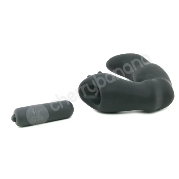 Renegade Vibrating Massager II Black Prostate Wand