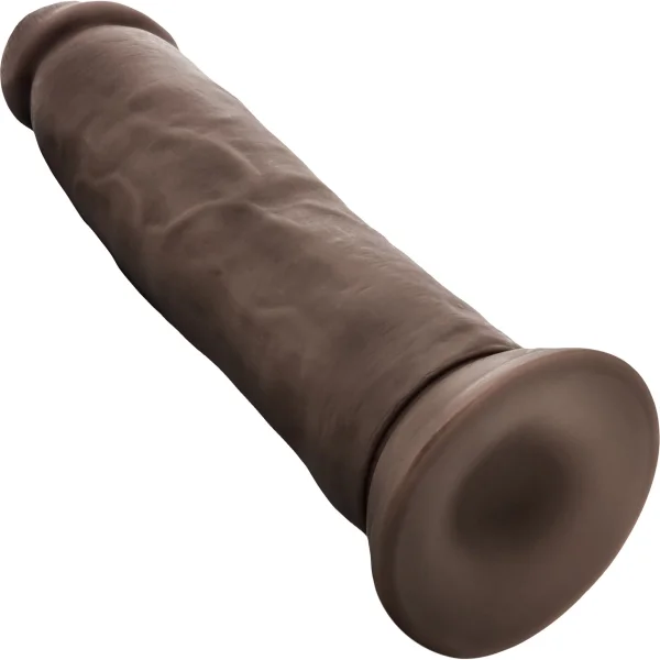 Dr. Skin 9.5 Inch Realistic Dildo With Suction Cup by Blush - Chocolate