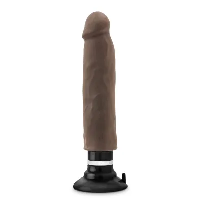 Au Naturel 11 Inch Sensa Feel Magnum Vibrating Dong Chocolate