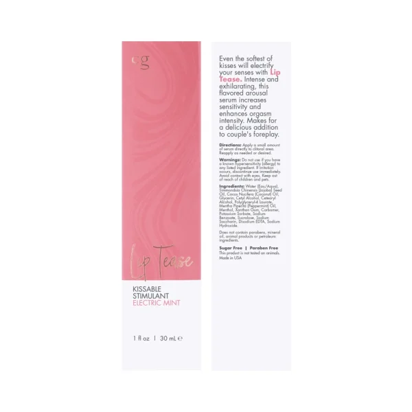 Cgc Lip Tease Kissable Stimulant Electric Mint 1oz