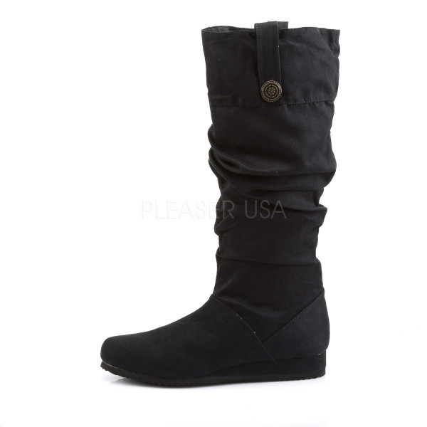 Microfiber Renaissance Pull-On Mid-Calf Boot — image 7 of 8