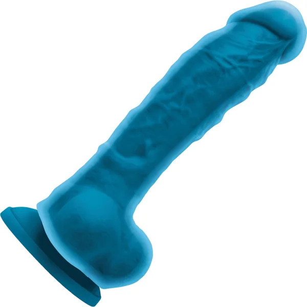 NS Novelties Colours Dual Density 8 Inch Silicone Realistic Suction Cup Dildo