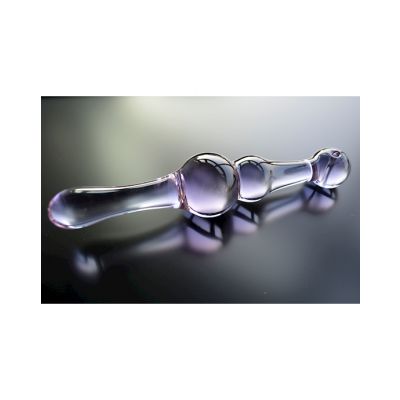 Double Duty Glass Anal Toy Glass