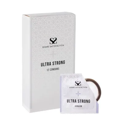 Share Satisfaction Ultra Strong Condoms 12 Pack