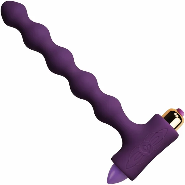 Rocks Off Pearls Petite Sensations Purple Butt Plug