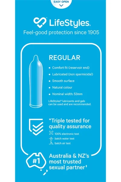 Lifestyles Regular Condoms (10 Pack)