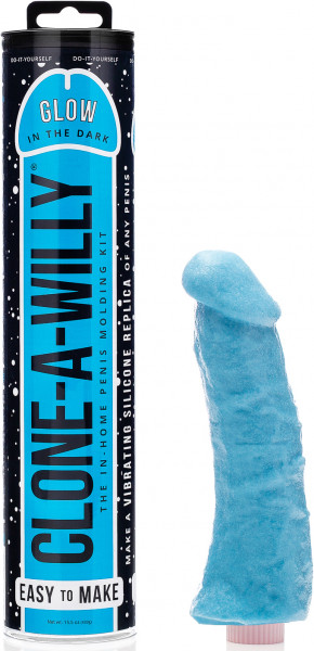 Clone a Willy Glow in the Dark Blue