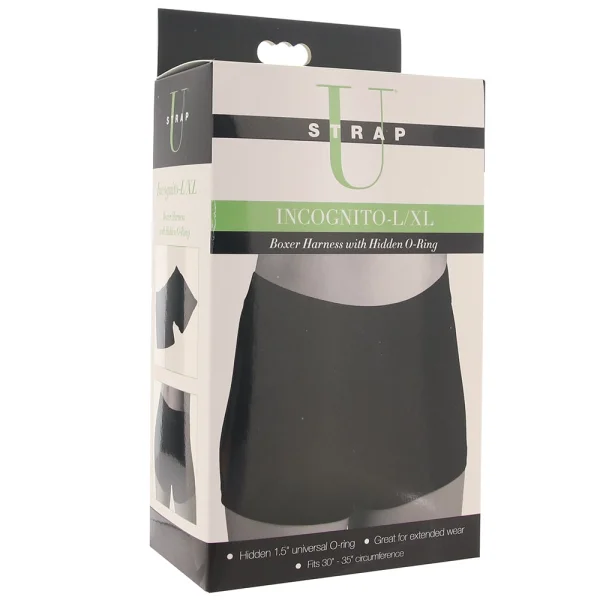 Strap U Incognito Boxer Harness with O-Ring