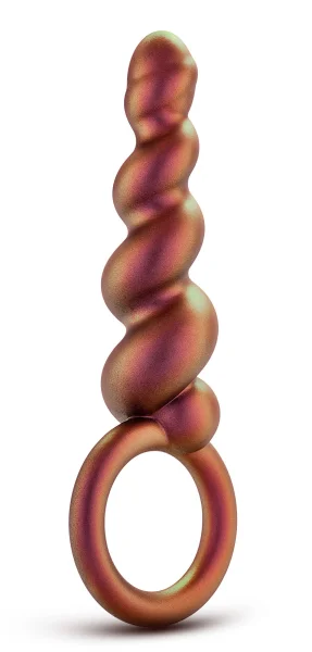 Anal Adventures Matrix - Spiral Loop Plug - Copper