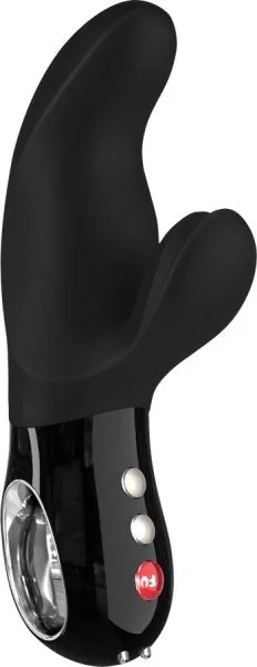 Fun Factory Black Line Miss Bi Rabbit Vibrator Black