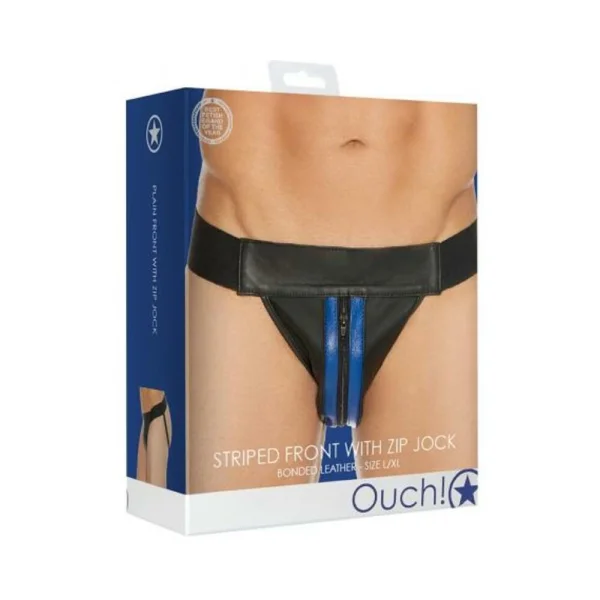 Ouch Jock Front Zip Blue L/xl — image 6 of 8
