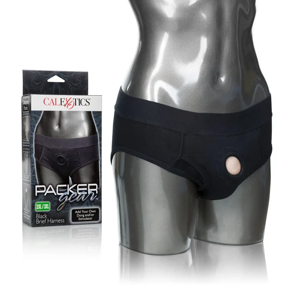 Packer Gear Black Brief Harness 2XL/3XL — image 16 of 16