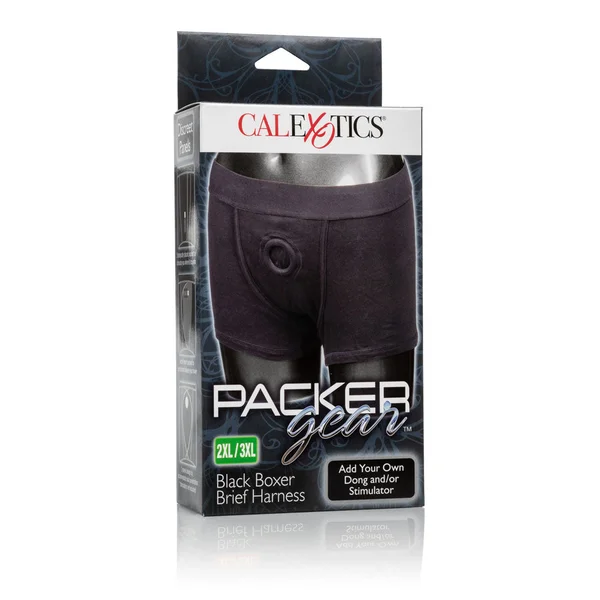 Packer Gear Black Boxer Brief Harness 2XL/3XL — image 18 of 20