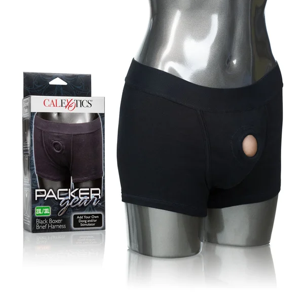 Packer Gear Black Boxer Brief Harness 2XL/3XL — image 20 of 20