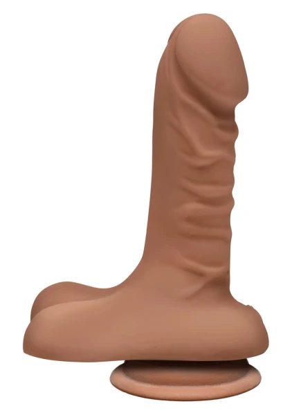The D - Super D 6" Suction Cup Dildo by Doc Johnson - Vanilla