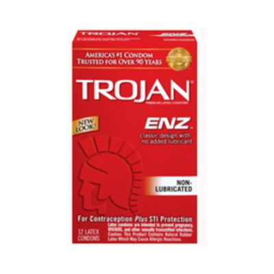 Trojan Enz Non Lubricated Condoms 12 Pack