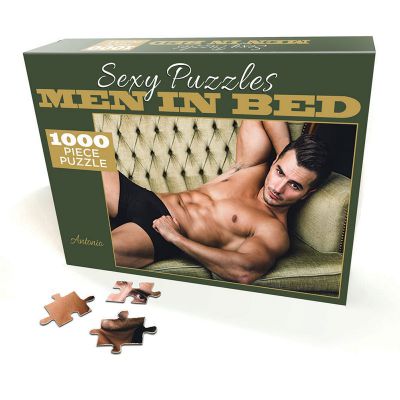 Sexy Puzzles Men In Bed Antonio 1000 Piece Jigsaw Puzzle