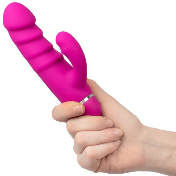 Bondara Silicone 20 Function Girthy Ridged Rabbit Vibrator — image 5 of 5